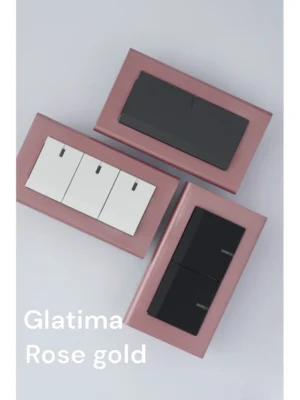 switchpapa玫瑰金框 適用Glatima